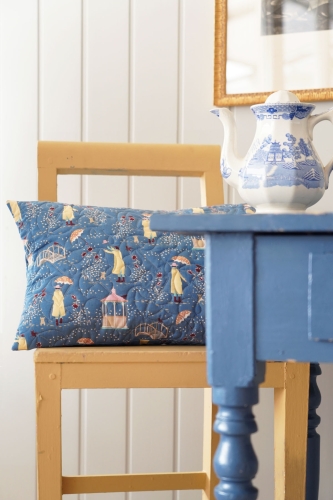 Tilda Patchwork Stoff Baumwolle - Windy Walk Blue